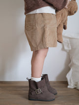 Corduroy span pants