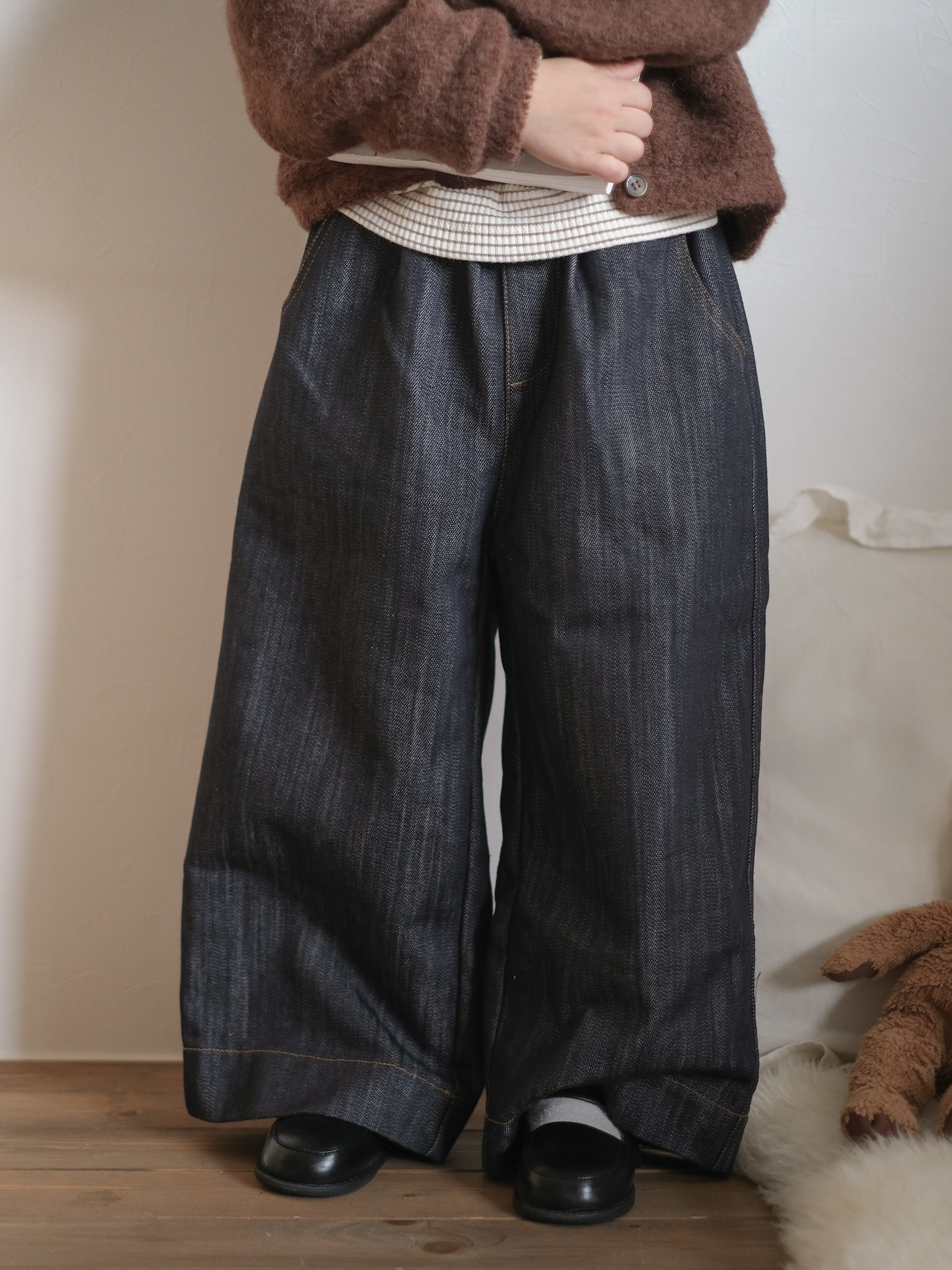 Soft denim pants