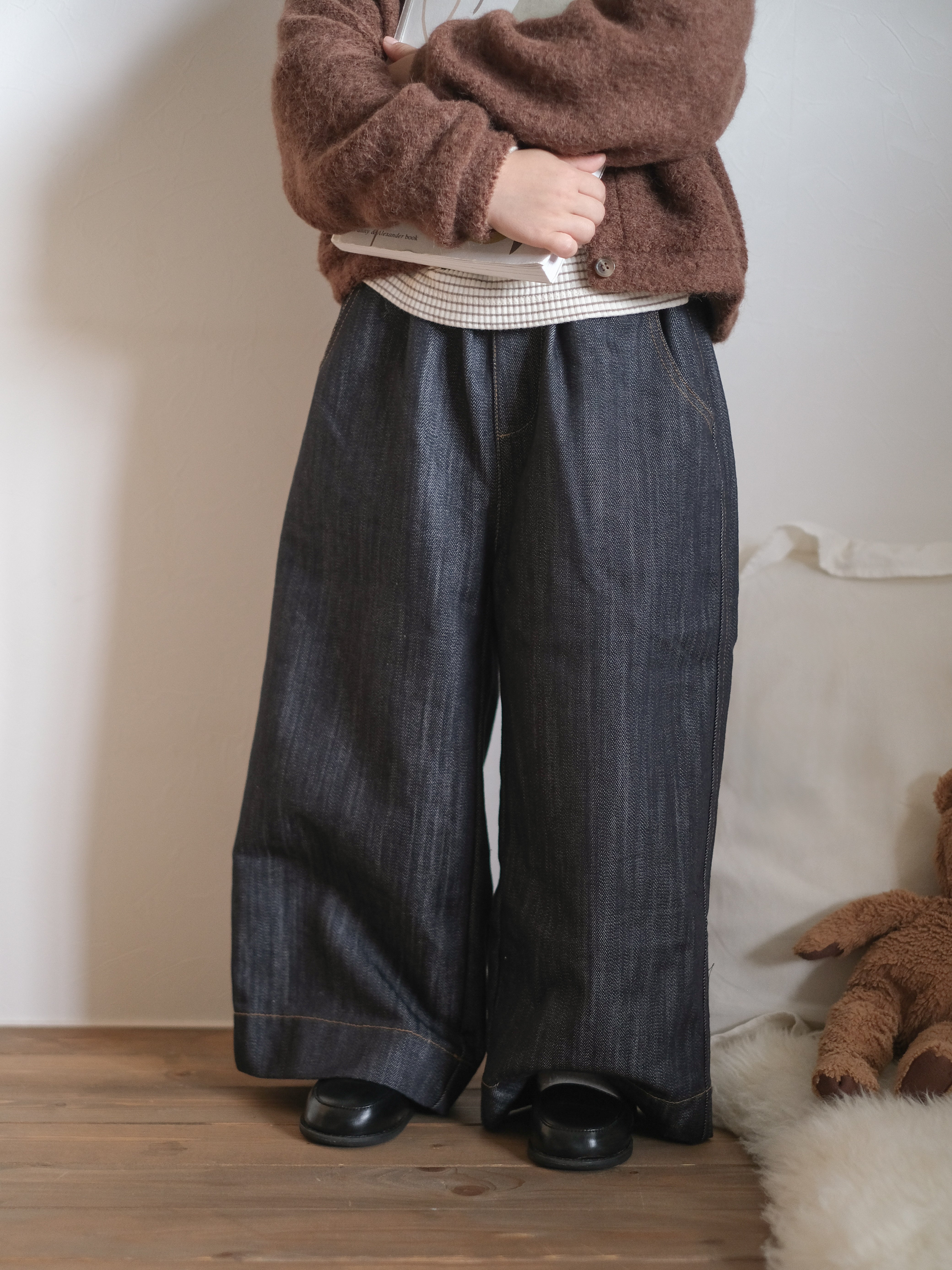 Soft denim pants