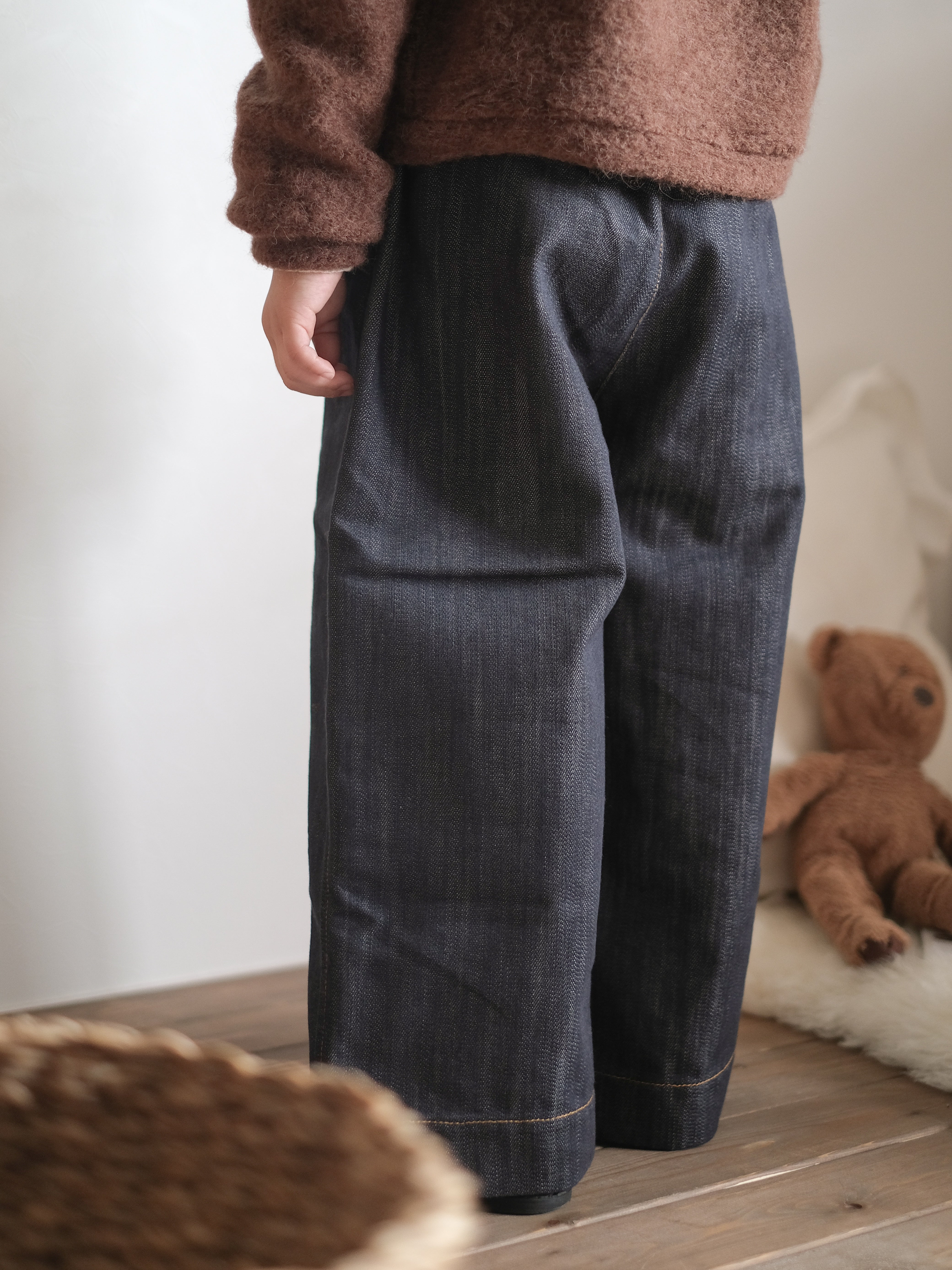 Soft denim pants