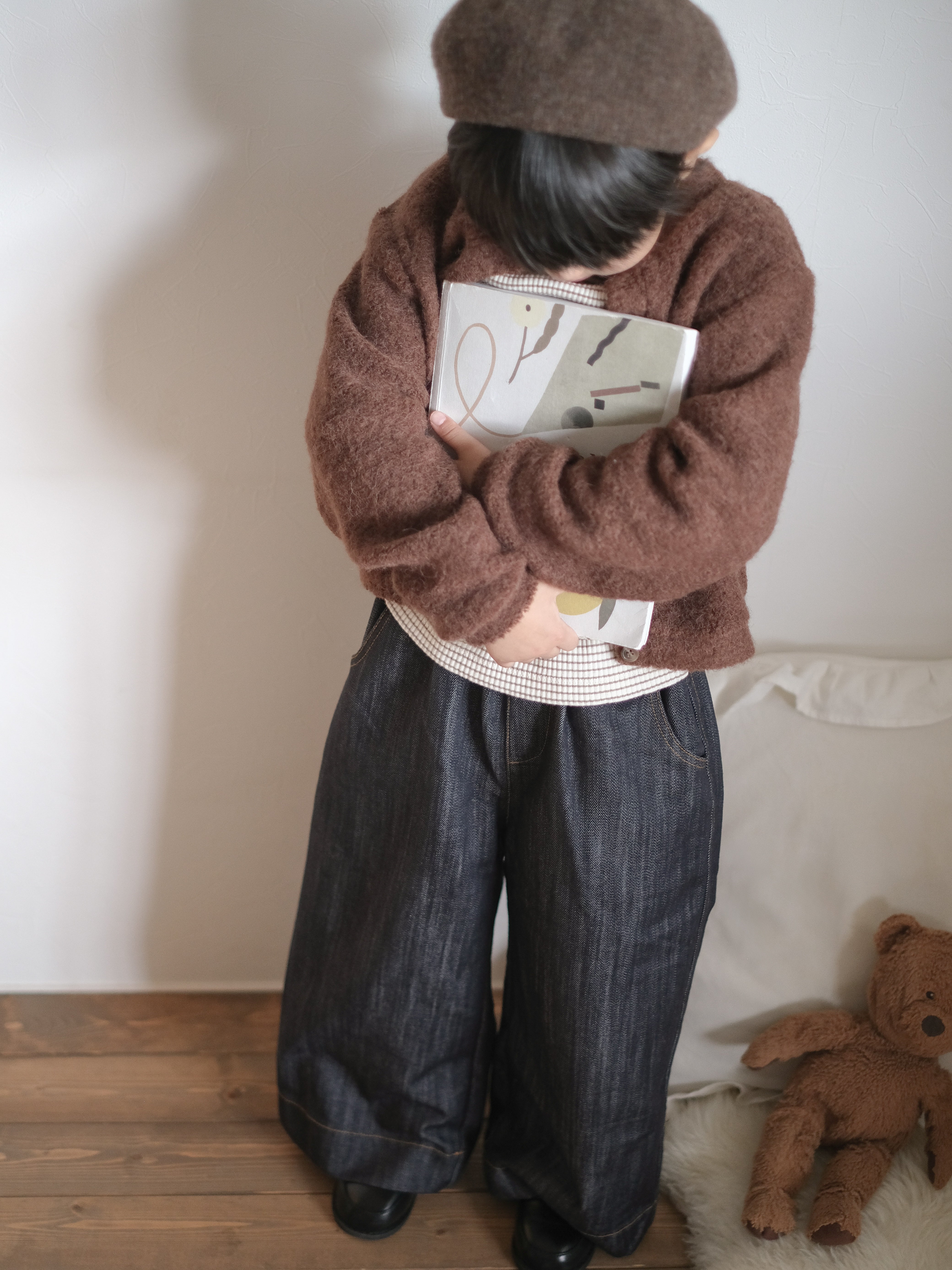 Soft denim pants