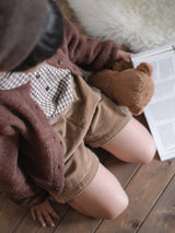 Corduroy span pants