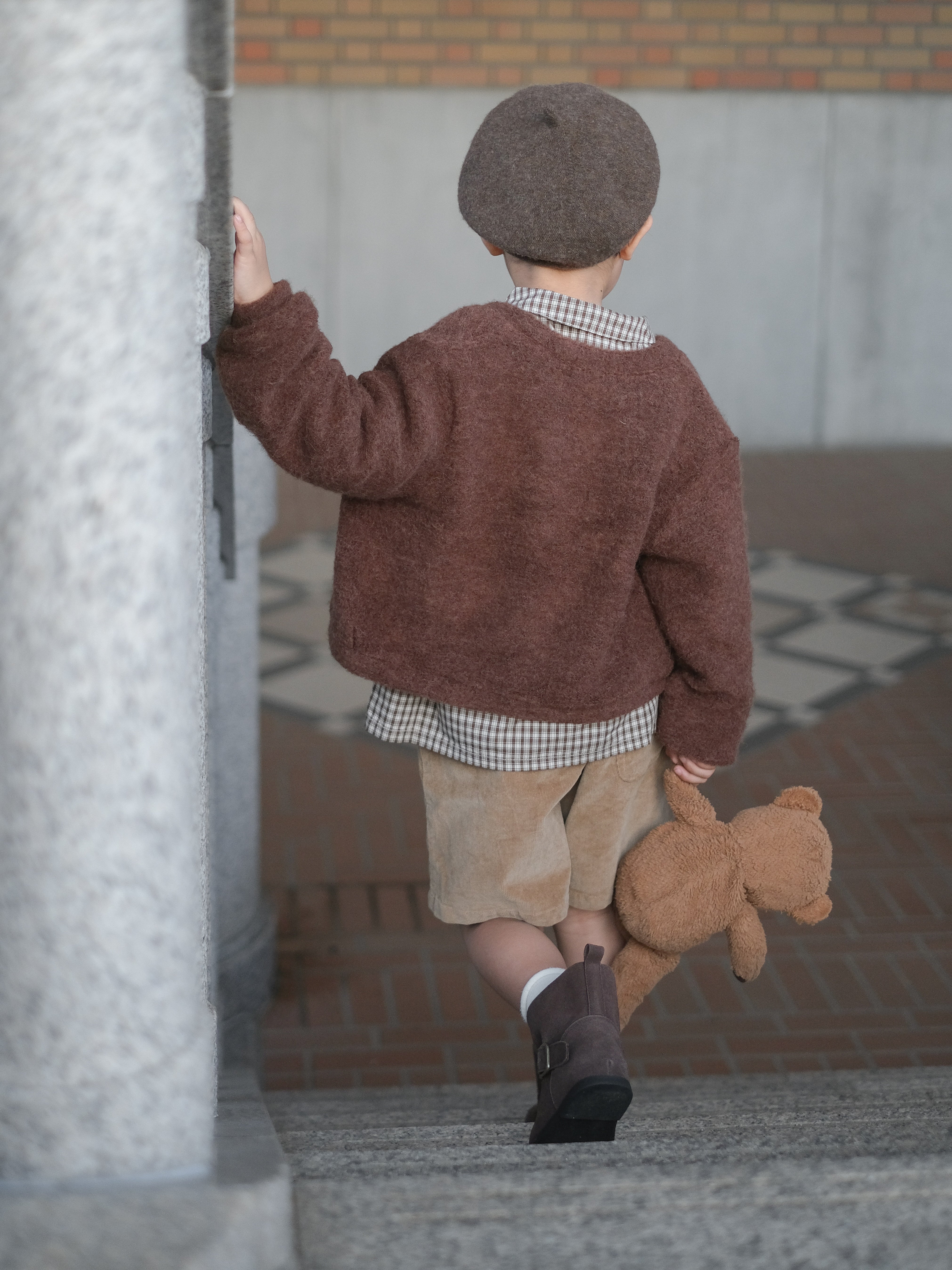 Corduroy span pants