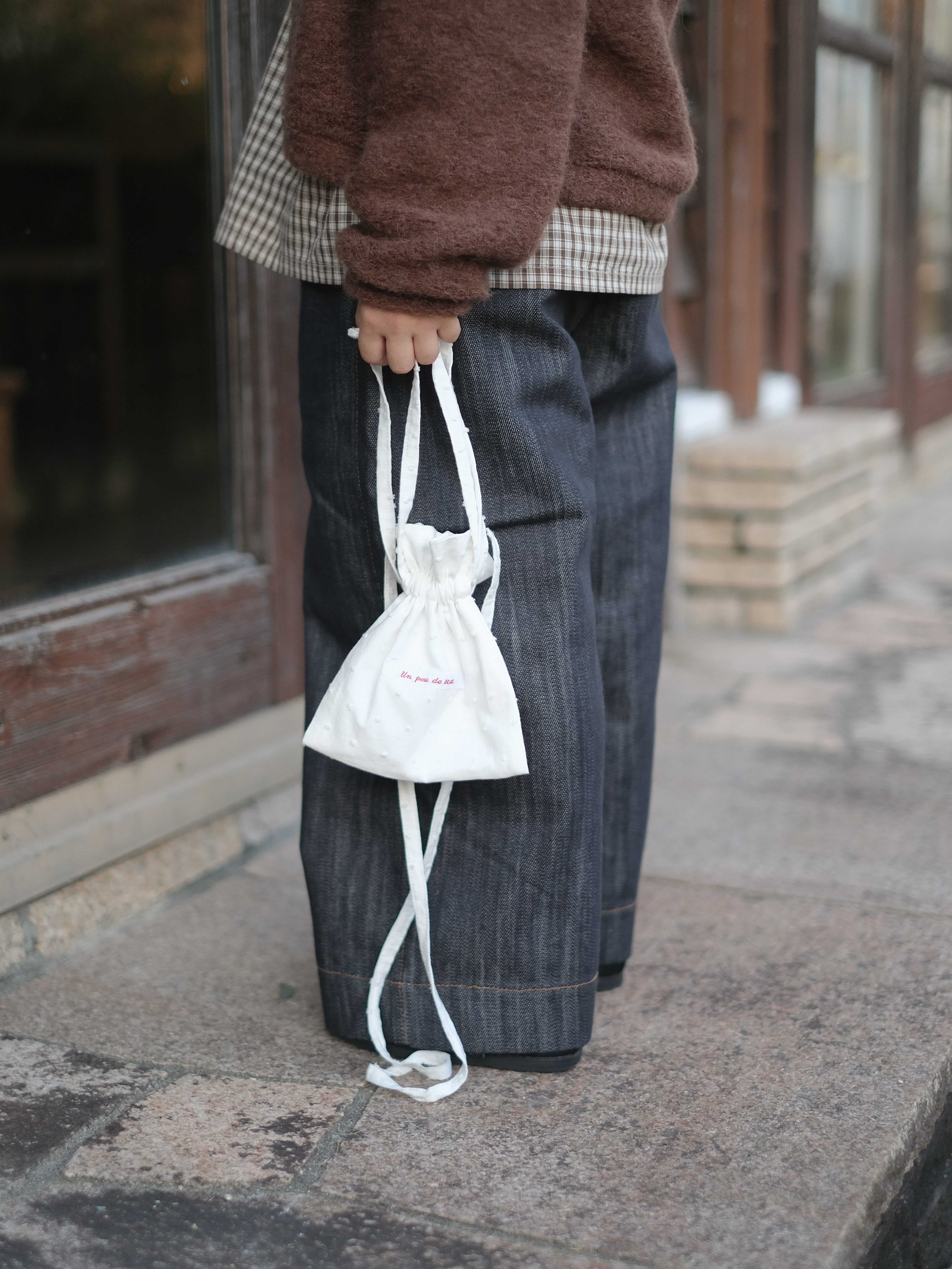 Soft denim pants