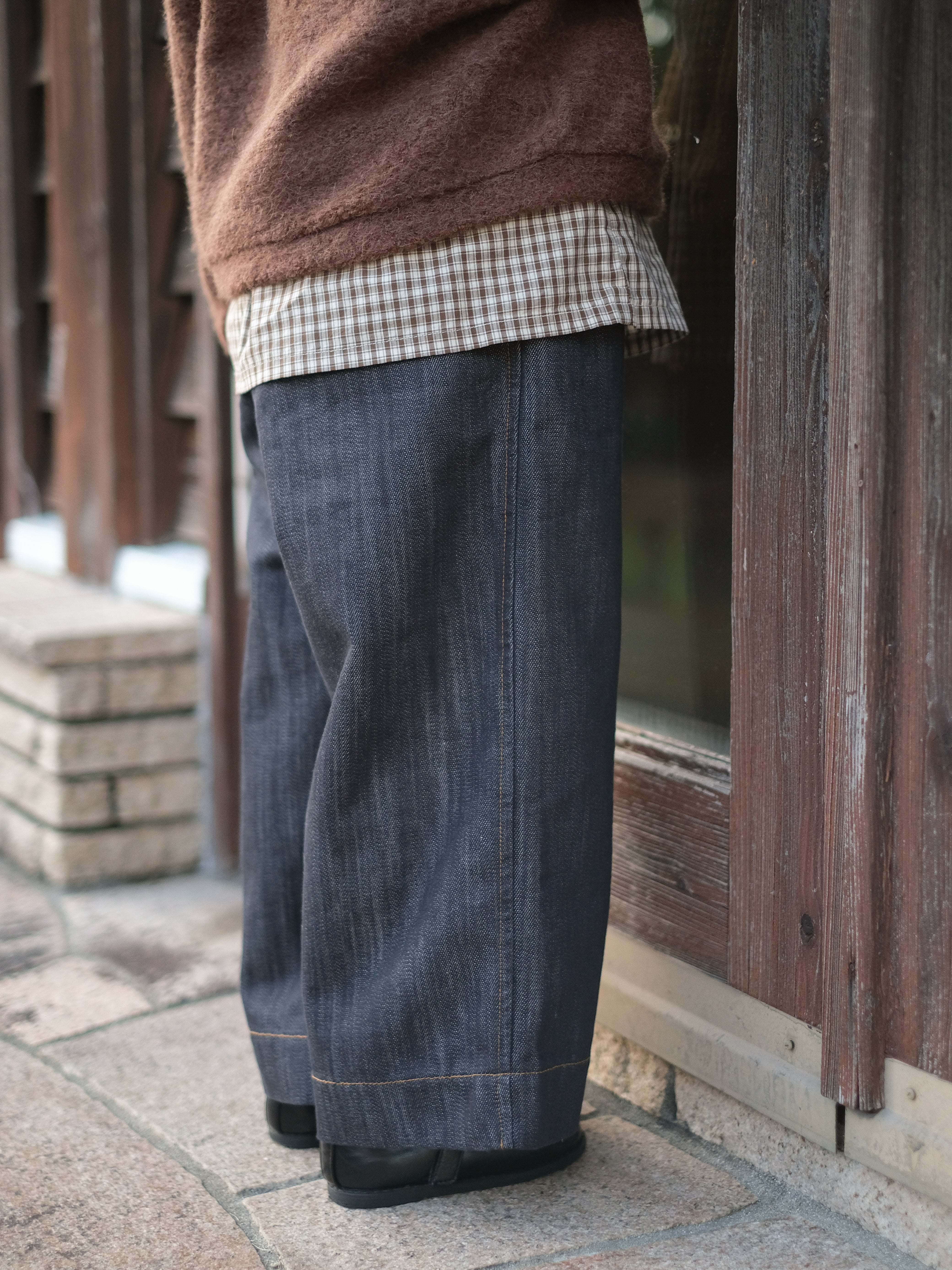 Soft denim pants