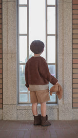 Corduroy span pants