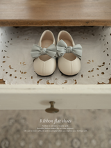 Ribbon flat shoes - Frozen yogurt -