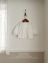 Shirring smock blouse