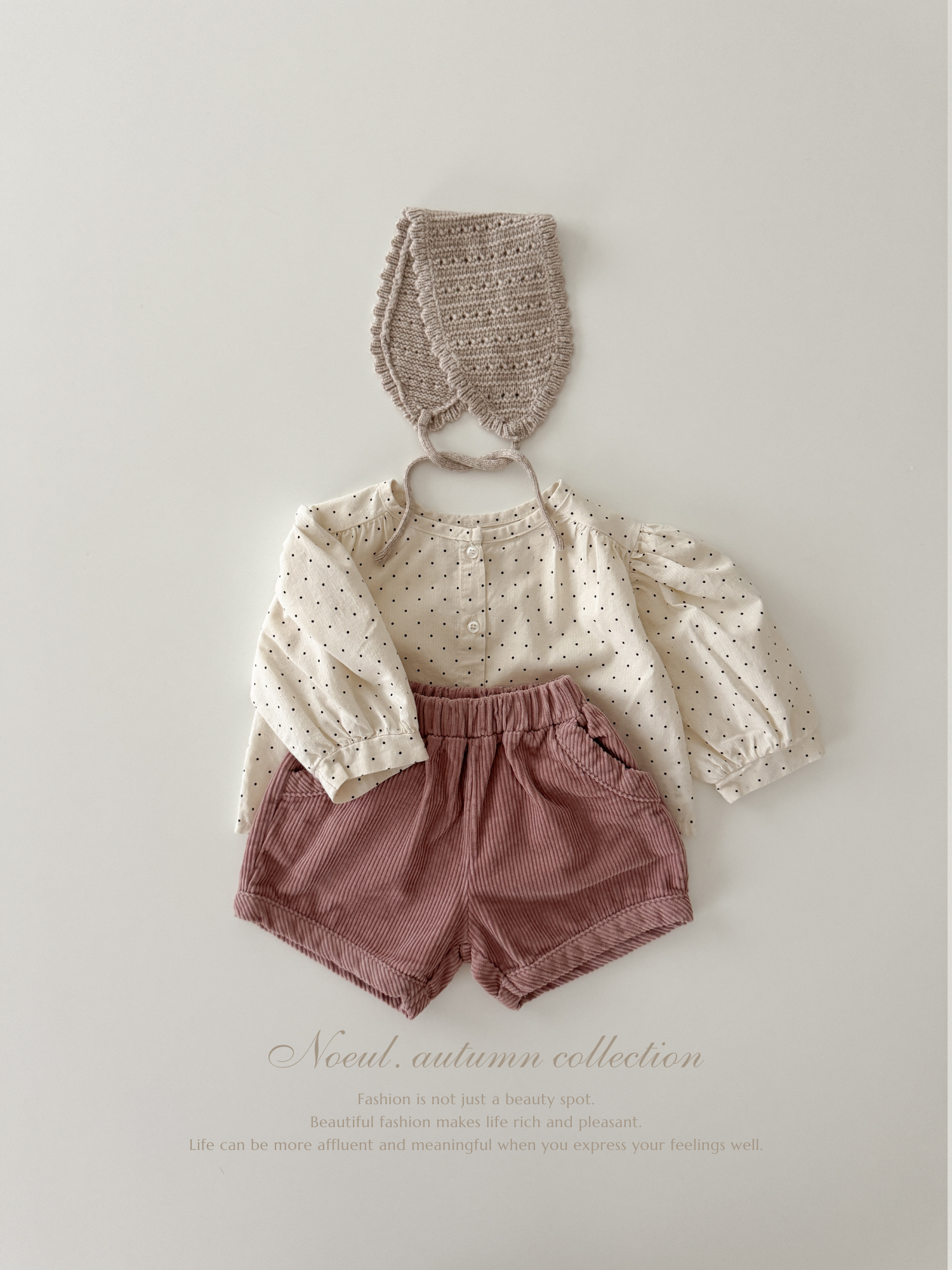 Bebe bonbon dot blouse