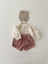 Bebe bonbon dot blouse