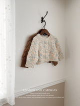 Rainbow knit cardigan