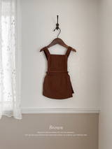 Camel wrap skirt pants