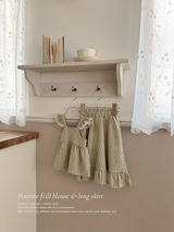Poirette frill blouse