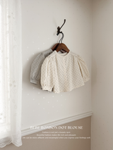 Bebe bonbon dot blouse