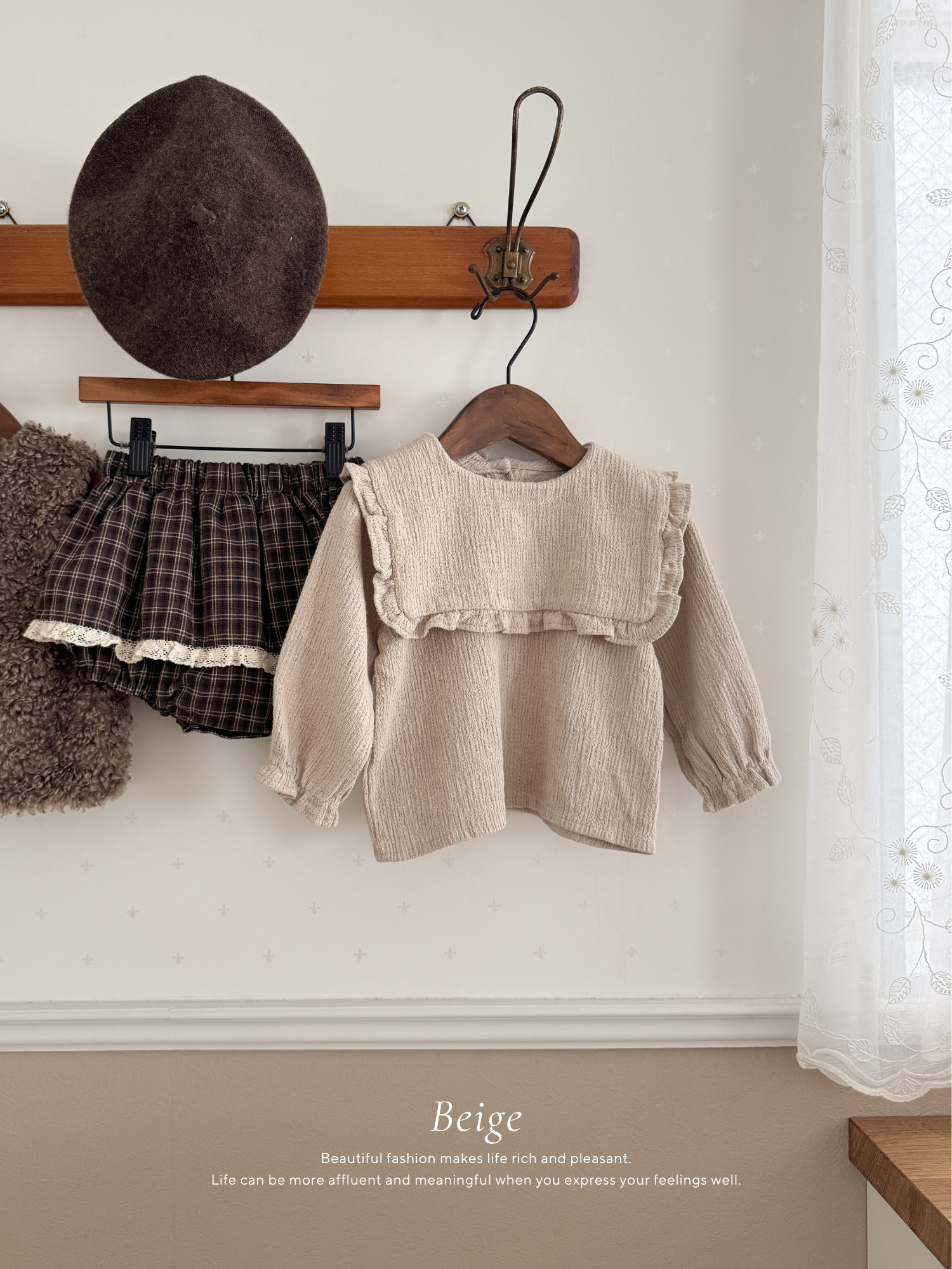 Sailor frill blouse