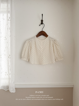 Bebe bonbon dot blouse
