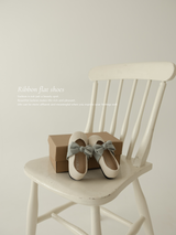 Ribbon flat shoes - Frozen yogurt -