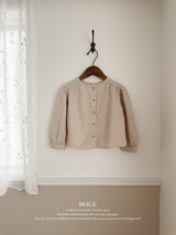 Milk check blouse
