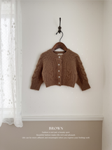 Rainbow knit cardigan