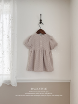 Soft puff knit one-piece