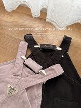 Corduroy berry short overall (normal)