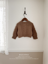Rainbow knit cardigan