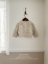 Rainbow knit cardigan