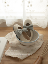 Ribbon flat shoes - Frozen yogurt -