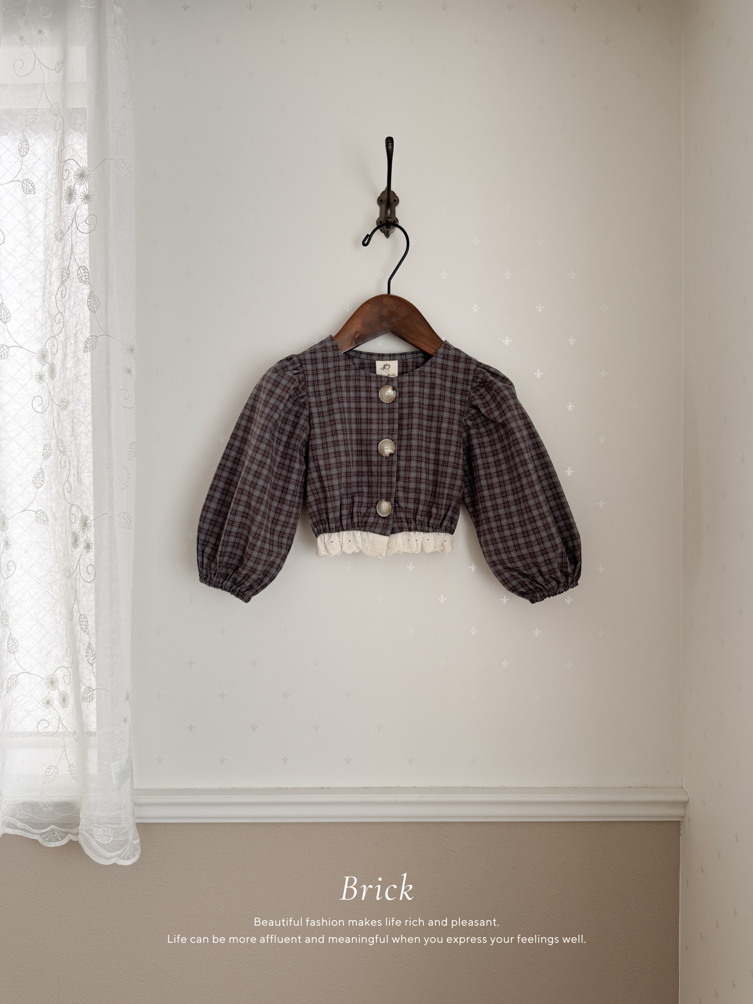 Odd check jacket