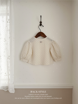 Bebe bonbon dot blouse