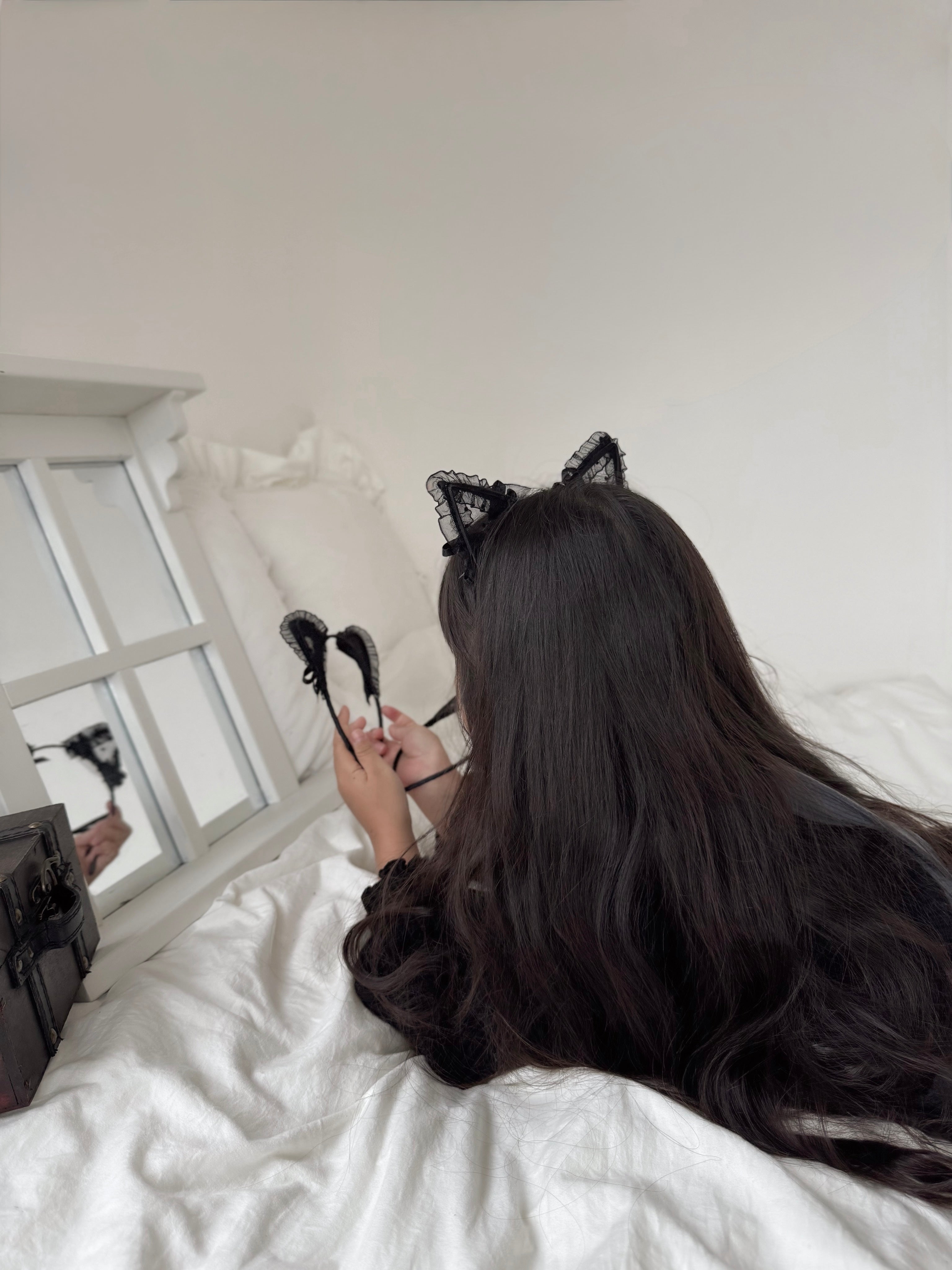 Black cat headband