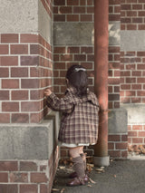 Sailor check coat