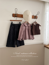 Candy frill check blouse
