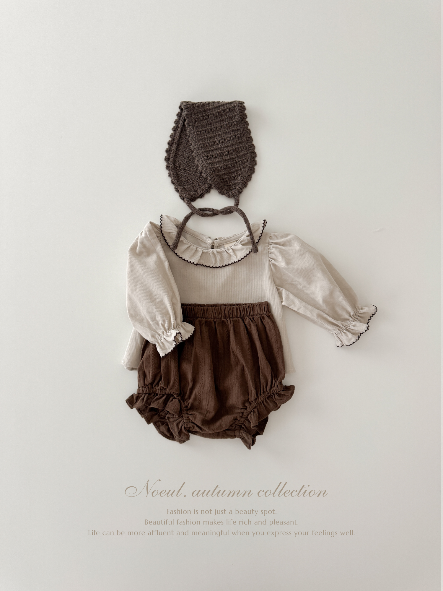 *Noeul.made* Muffin frill bloomer