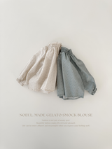 *Noeul.made* Gelato smock blouse