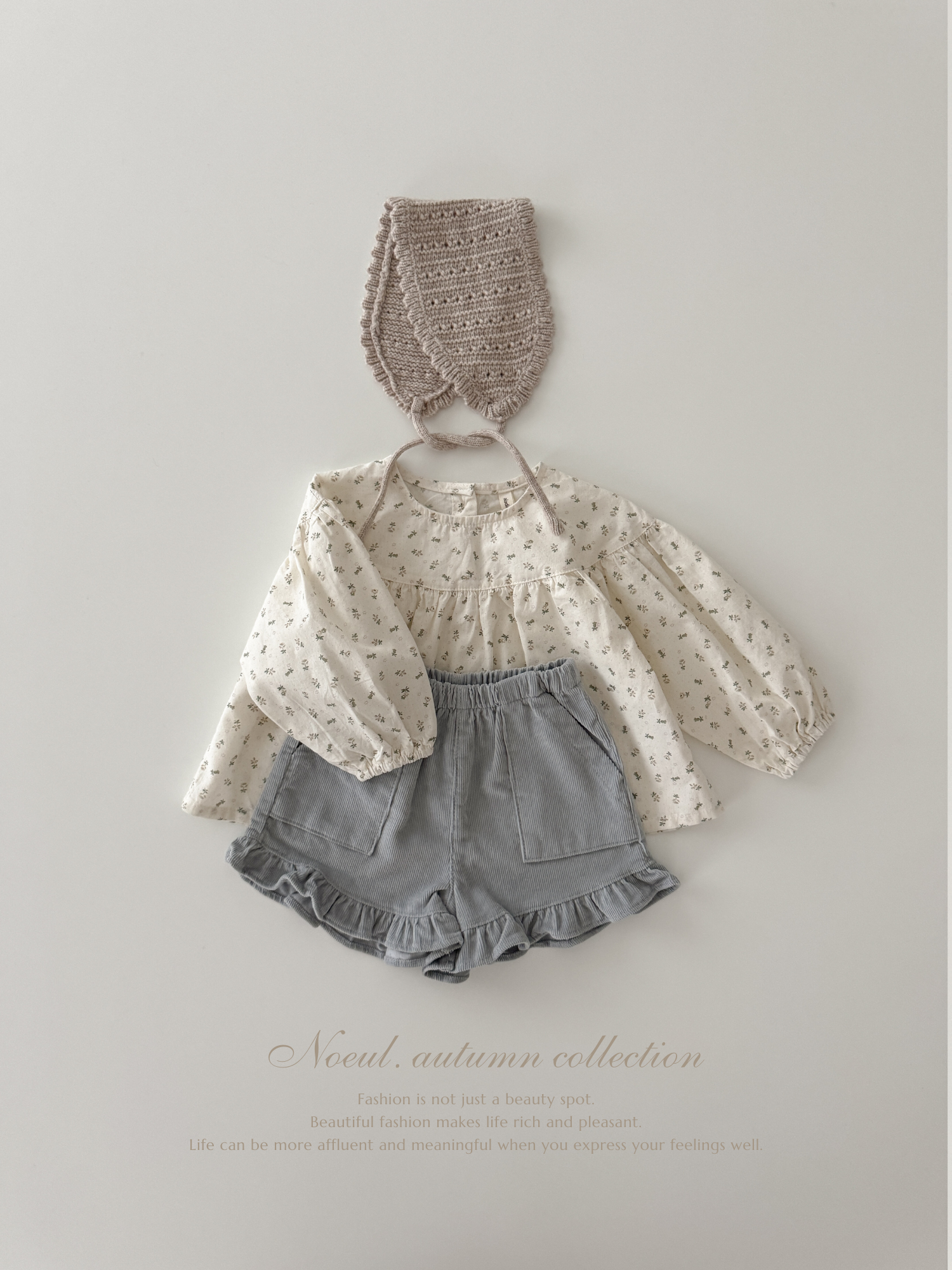 Bebe knit bonnet