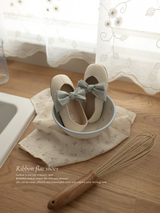 Ribbon flat shoes - Frozen yogurt -