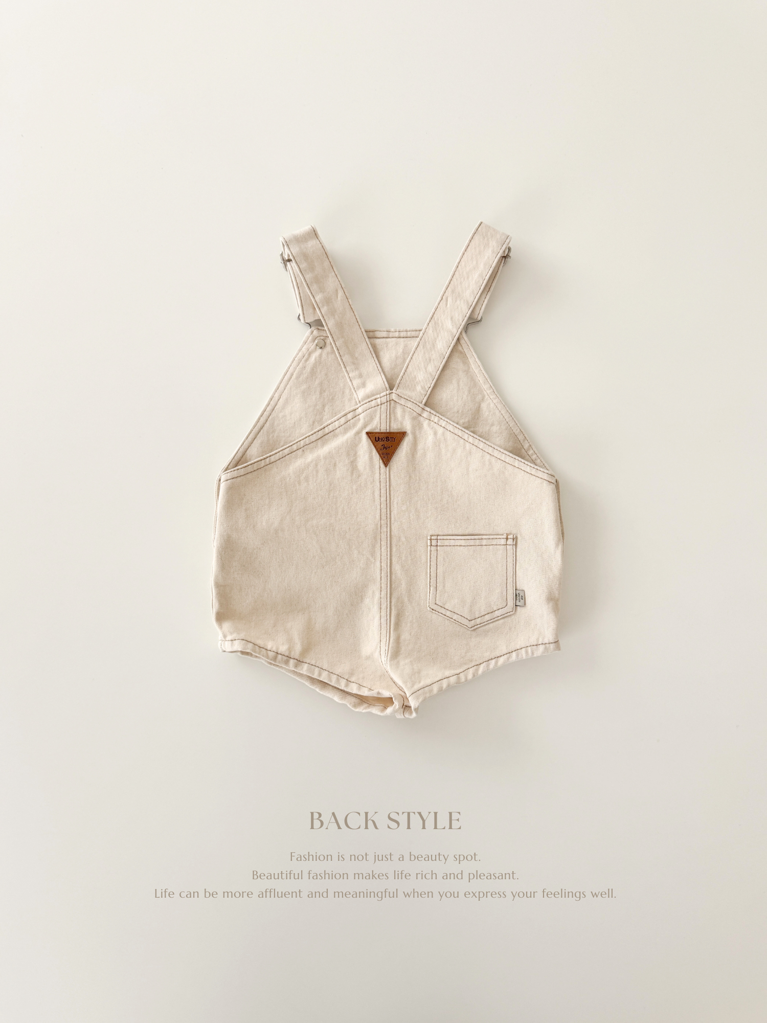 Cotton berry short overall (kids)