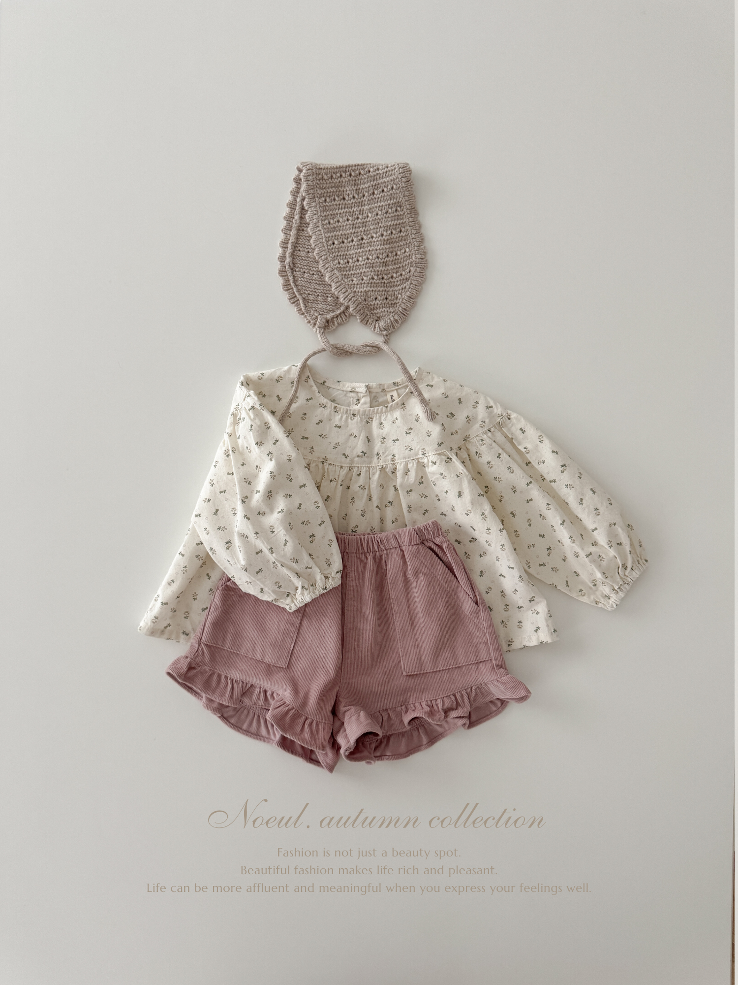 Shirring smock blouse
