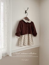 Baba flower corduroy one-piece