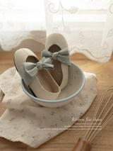 Ribbon flat shoes - Frozen yogurt -
