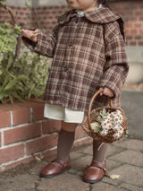 Sailor check coat