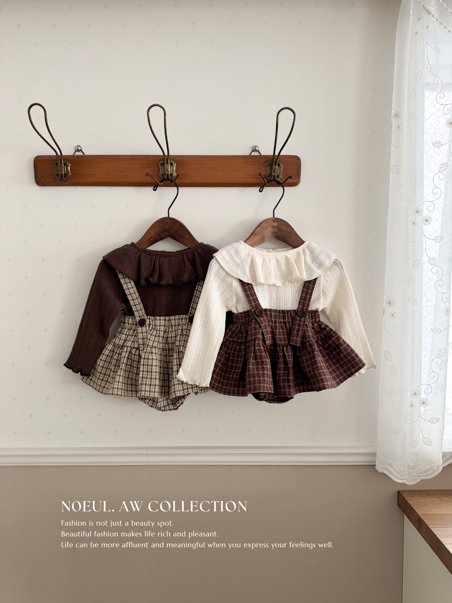 Anna ruffle collar tops