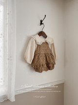Bebe garden suspender suit