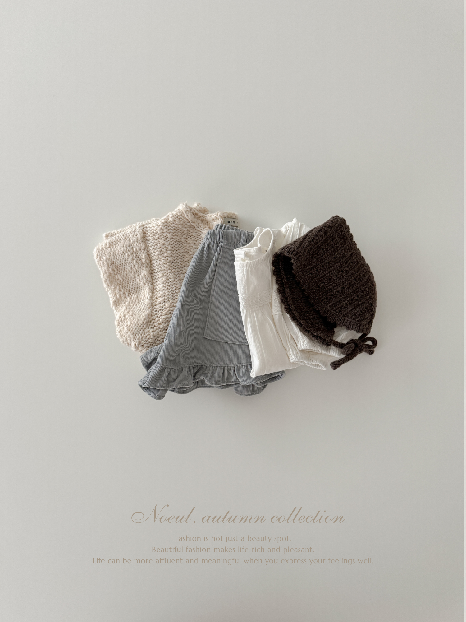 Bebe knit bonnet