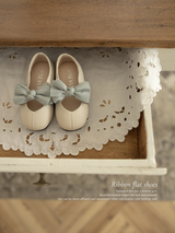 Ribbon flat shoes - Frozen yogurt -
