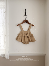 Elly frill suspender skirt