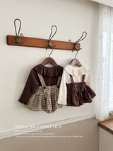 Anna ruffle collar tops