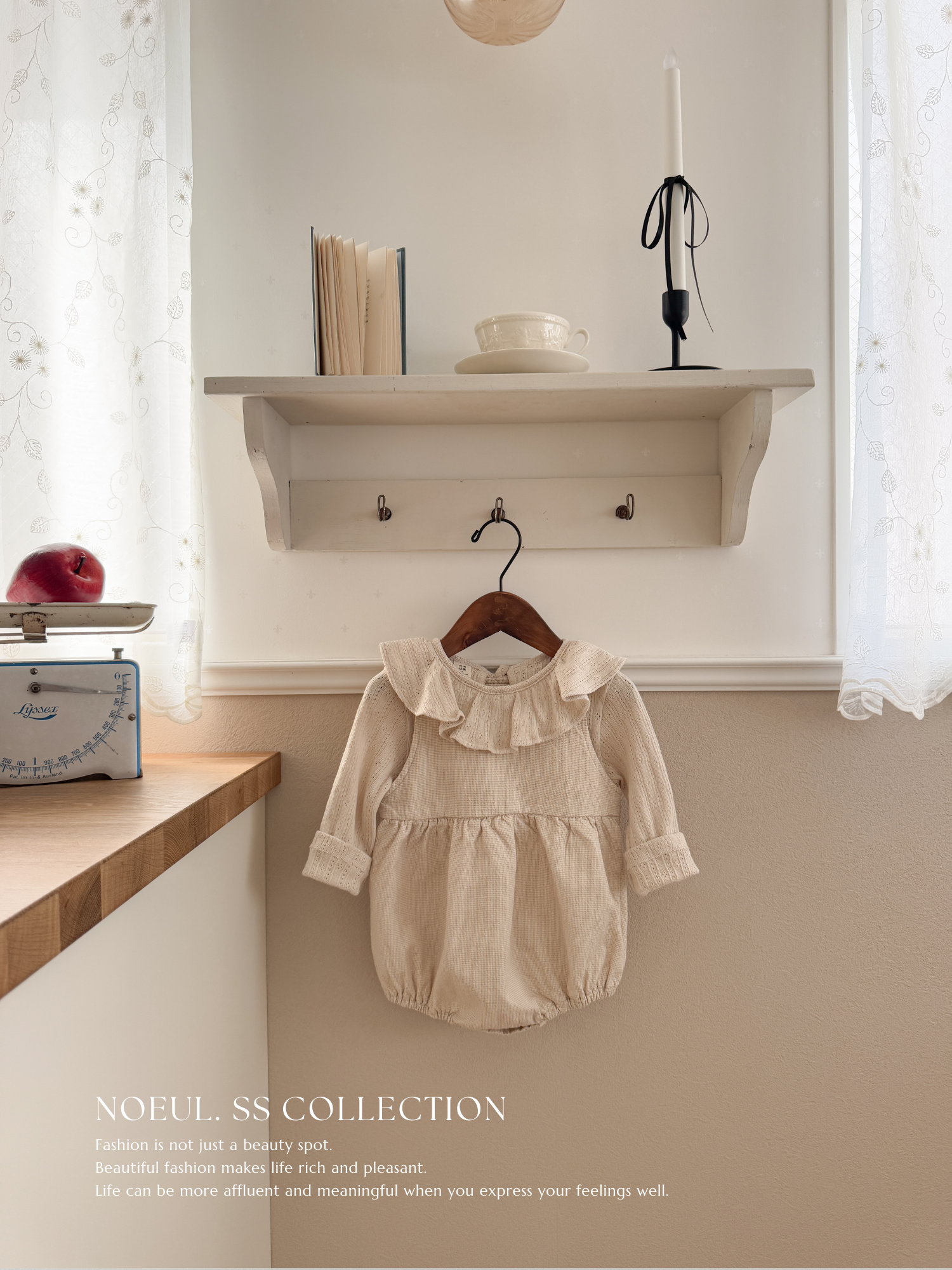 Breeze eyelet frill tops