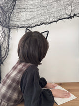 Black cat headband